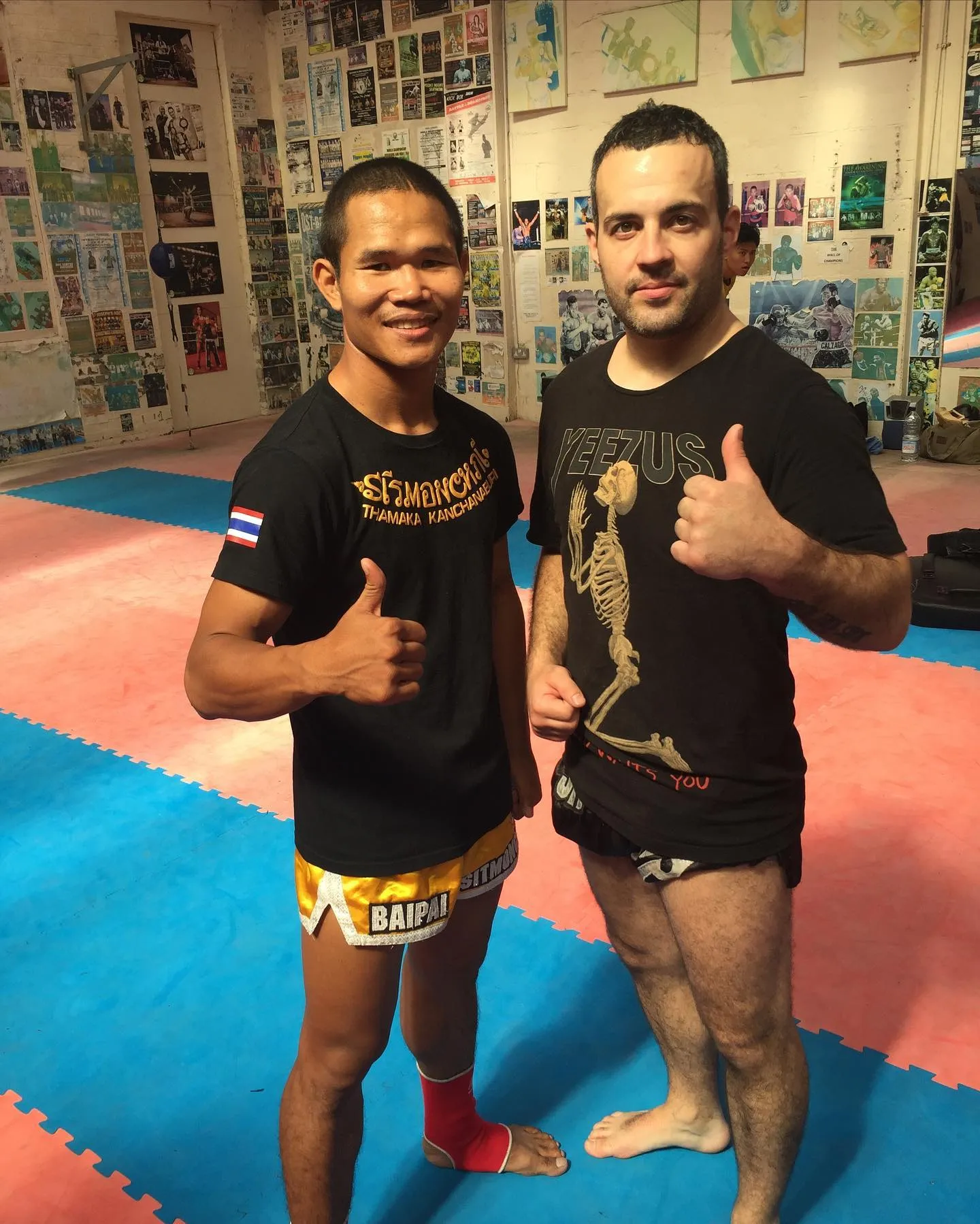 Members of the Mat Muay Thai team at UFCC