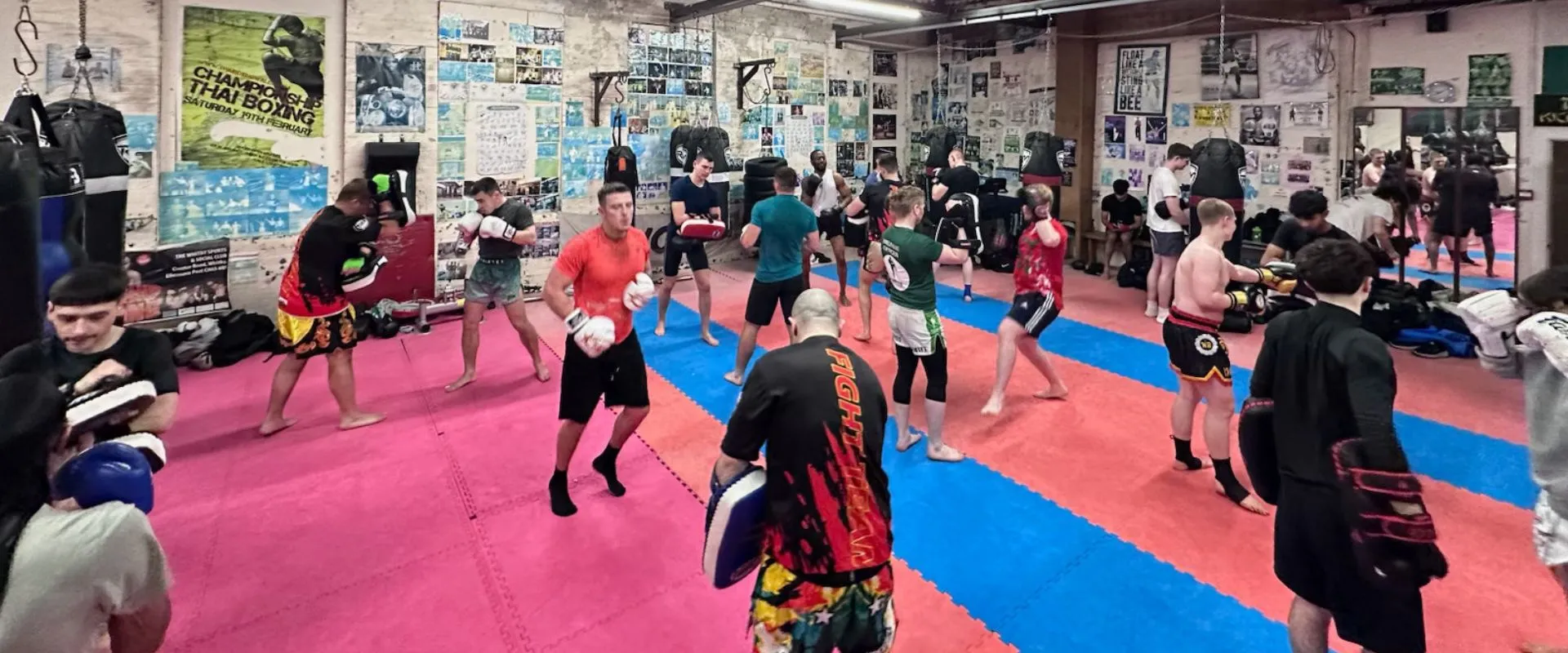 Eagles Muay Thai group training at UFCC