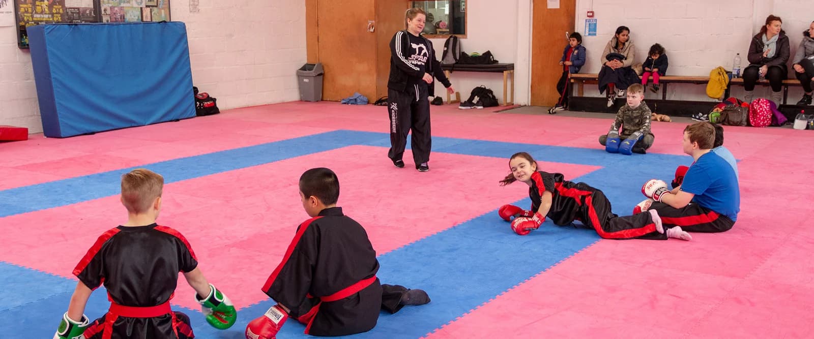 Kids kickboxing at Ultimate Fitness Centre Cardiff