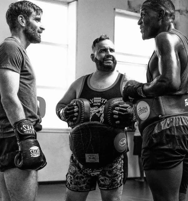 Jimpy coaching at Mat Muay Thai Academy